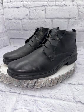 Ecco Gore-Tex Men’s US Size 10 EU 43 Black Leather Chukka Boots